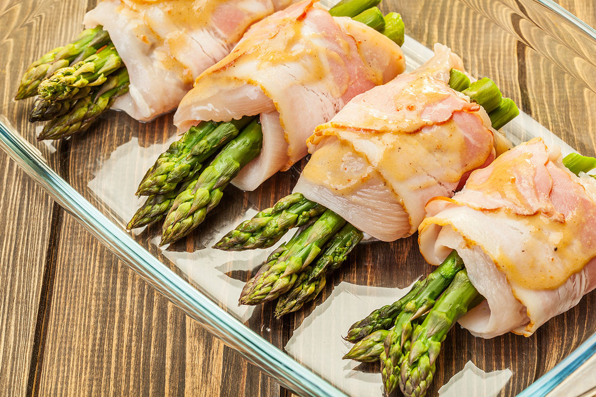 Poitrine de poulet de grain du Québec farcie asperge et fromage Aliments LAD Poitrine de poulet de grain du Québec farcie asperge et fromage Aliments LAD