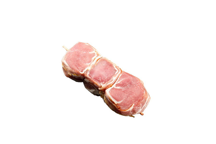 Brochette de filet mignon bacon