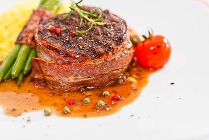 Brochette de filet mignon bacon